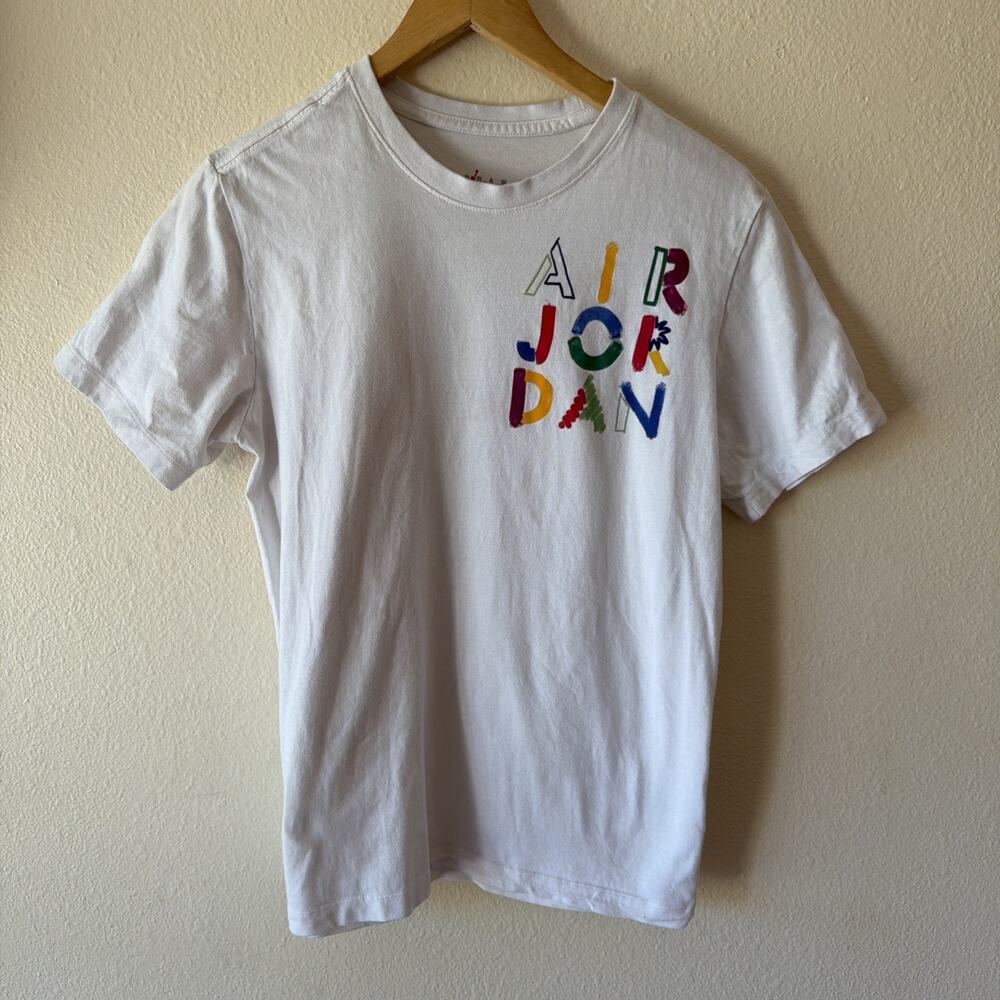 Air Jordan Jacob Rochester The Cradle Shirt Mens Medium White Double Sided Tee